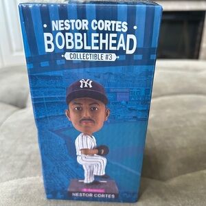 Nestor Cortes Bobblehead Collectible - Blue